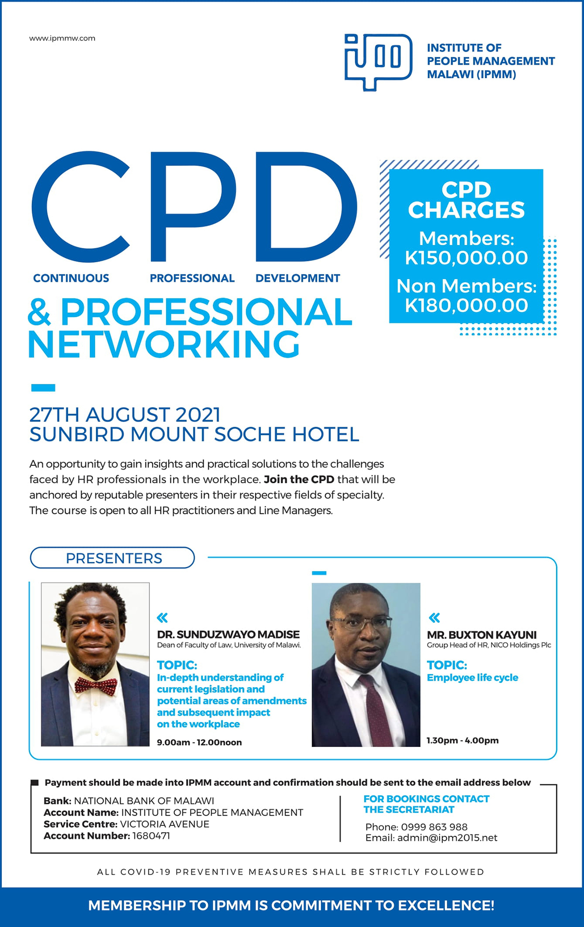 IPMM CPD Ad BLANTYRE 2021 2 1 1